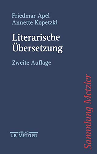 Literarische Ubersetzung (Sammlung Metzler)